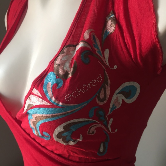 Eckored red top Size state small but fits more like a small/medium - Picture 2 of 6